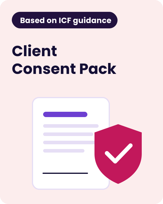 Client Consent Pack, based on ICF guidance